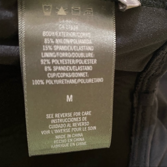 Vince Camuto Black Tankini M - Picture 4 of 8